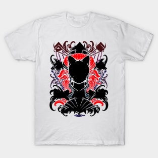 beautifule design of chinese cat lady T-Shirt